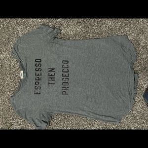 Espresso then Prosecco shirt